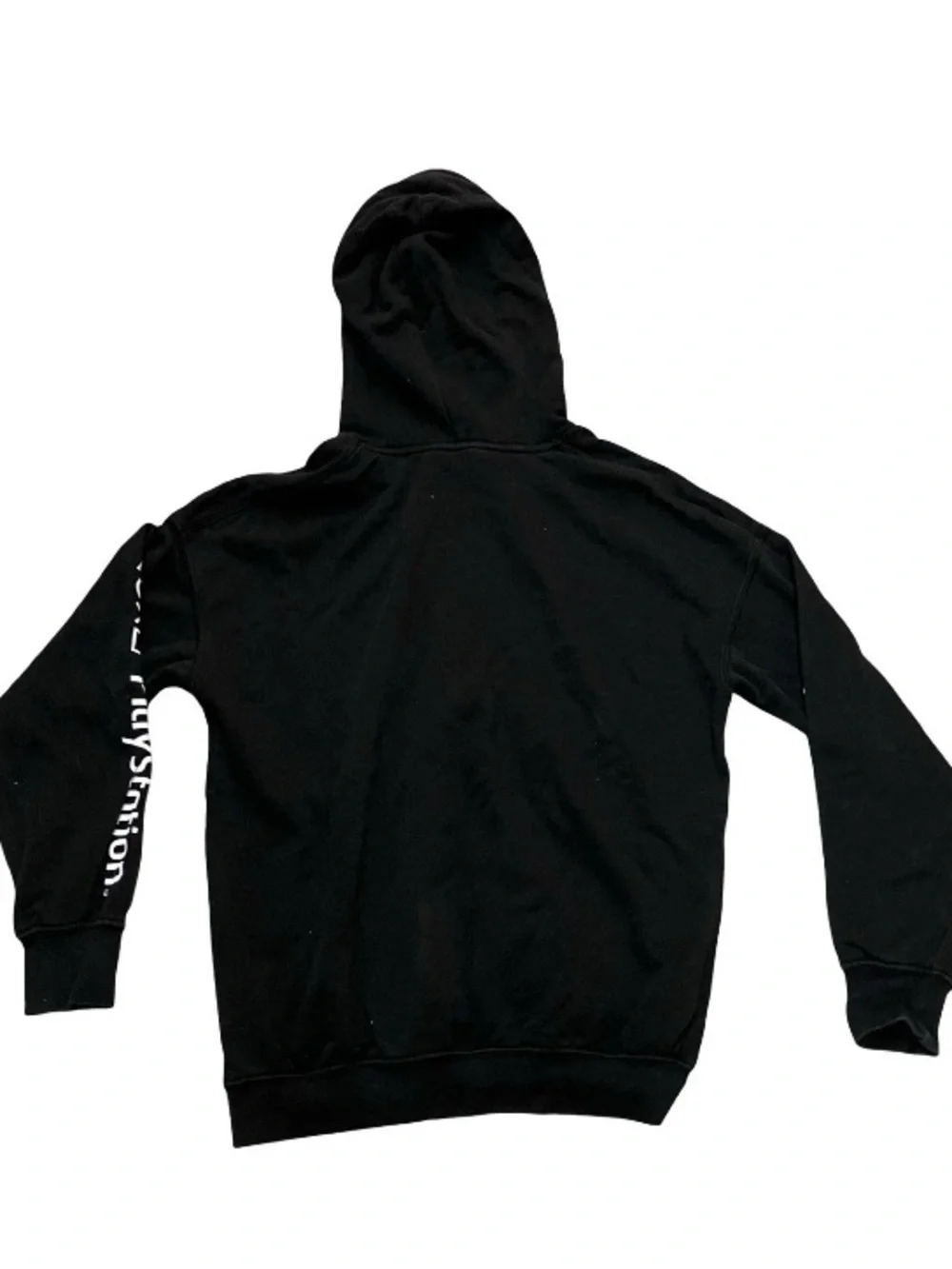 Playstation Hoodie Sweatshirt Youth 10-12 Sony X H&M Black Pullover Medium Logo